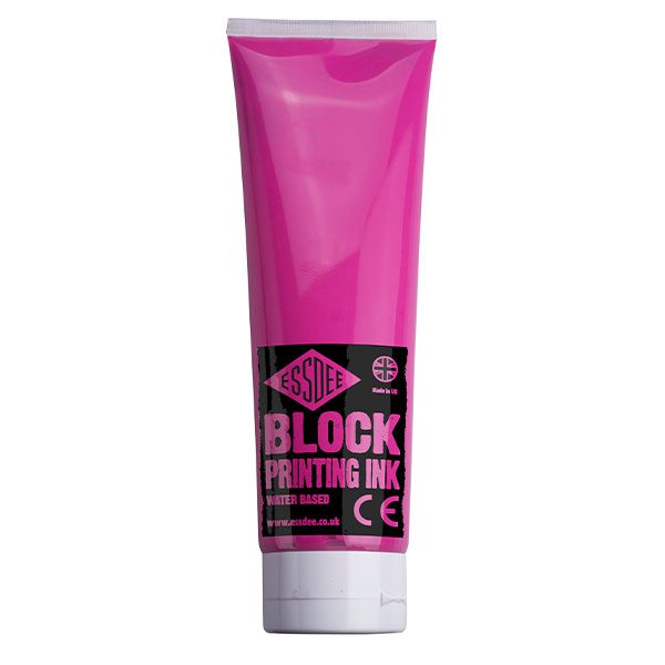 ESSDEE BLOCK PRINT INK 300ml FLUO PINK