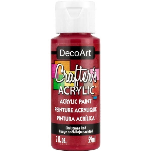 CRAFTERS ACRYLIC 2oz CHRISTMAS RED