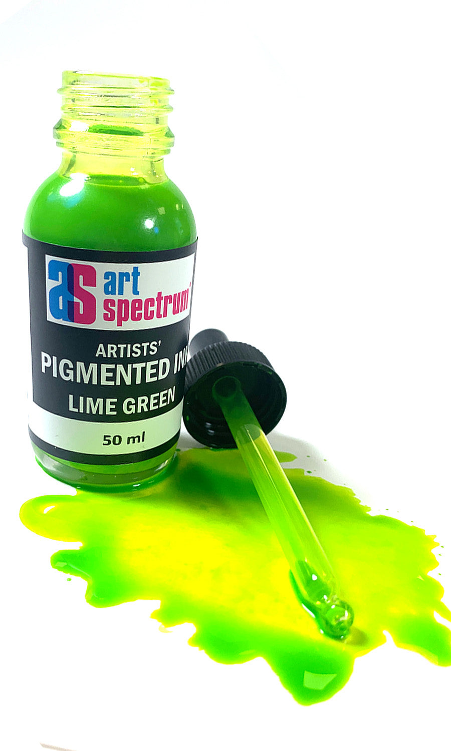 AS PIGMENTED INK 50ML LIME GREEN