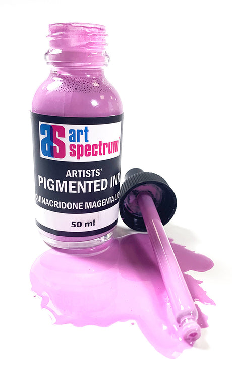 AS PIGMENTED INK 50ML QUIN MAGENTA LT