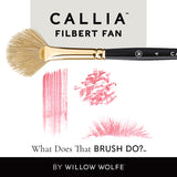 WILLOW WOLFE CALLIA Filbert Fan 4