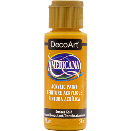 AMERICANA ACRYLICS 2oz SUNSET GOLD