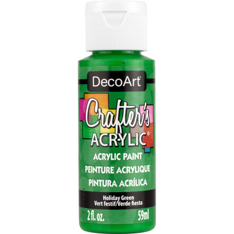 CRAFTERS ACRYLIC 2oz HOLIDAY GREEN