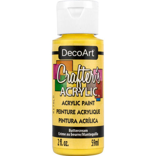 CRAFTERS ACRYLIC 2oz BUTTERCREAM YLW