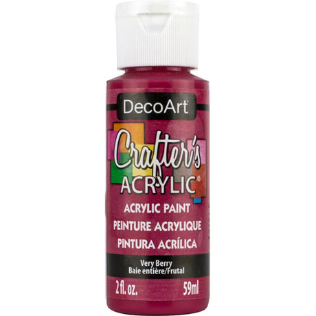 CRAFTERS ACRYLIC 2oz VERY BERRY