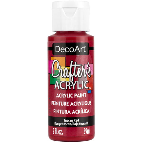 CRAFTERS ACRYLIC 2oz TUSCAN RED