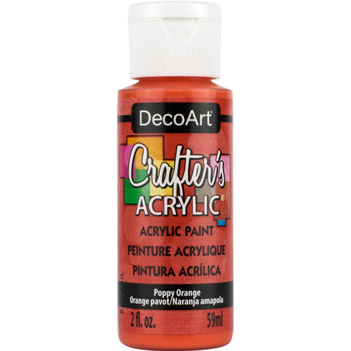 CRAFTERS ACRYLIC 2oz POPPY ORANGE