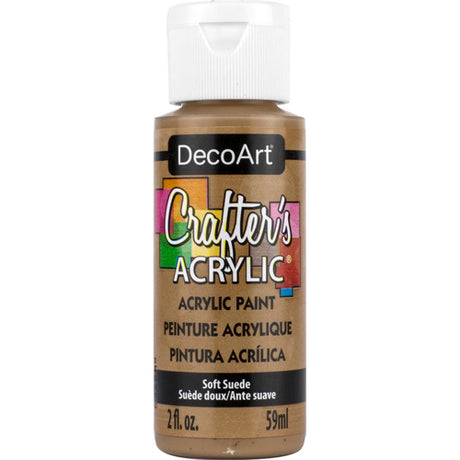 CRAFTERS ACRYLIC 2oz SOFT SUEDE