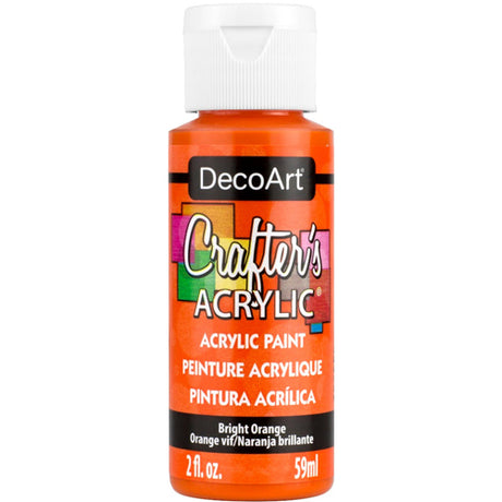 CRAFTERS ACRYLIC 2oz BRIGHT ORANGE