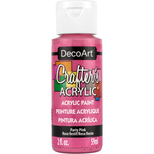 CRAFTERS ACRYLIC 2oz PARTY PINK