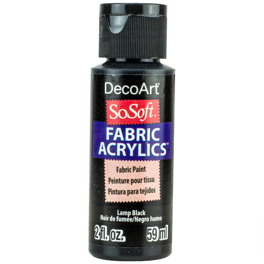 SO SOFT FABRIC ACRYLIC 2oz LAMP BLACK