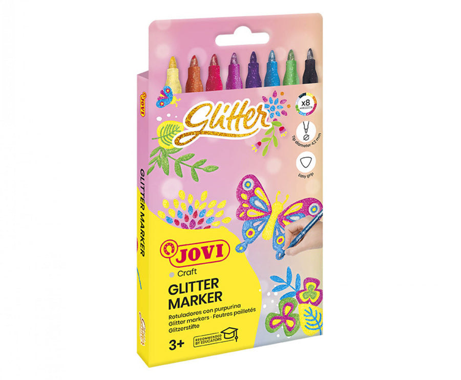 JOVI GLITTER MARKER 8's