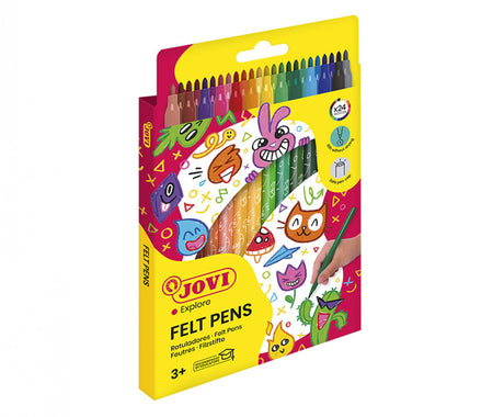 JOVI WASHABLE FELT-TIP PEN 24s