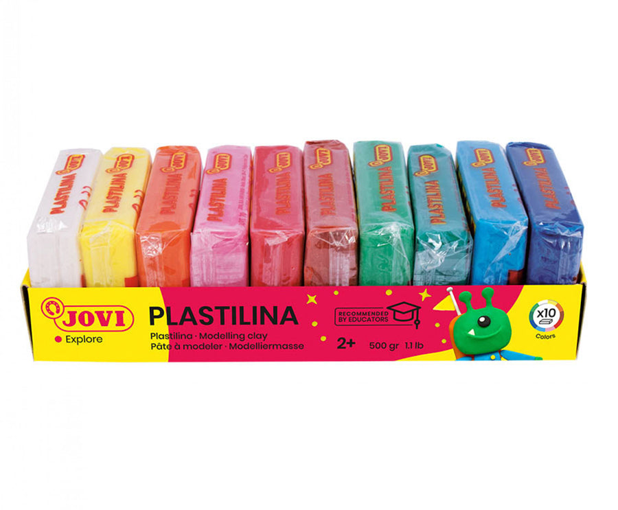 JOVI MODELLING CLAY 10 x 25gr BARS ASSO