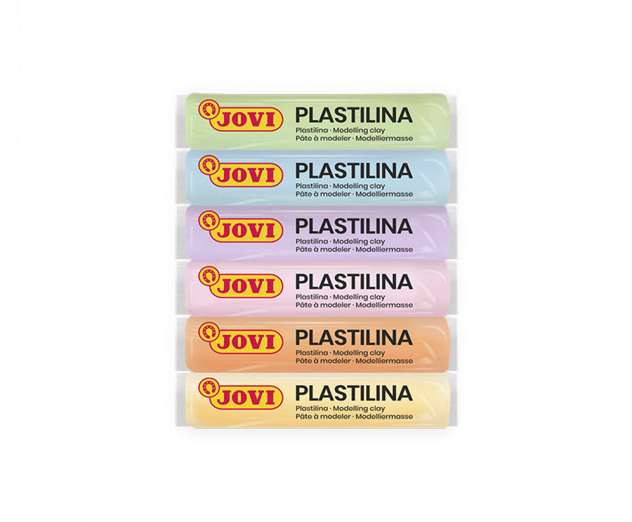 JOVI PLASTALINA 6x15G PASTEL