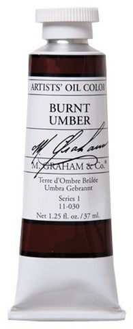 M GRAHAM OIL 37ML BURNT UMBER