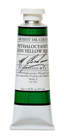 M GRAHAM OIL 37ML PHTHALO GRN YLW SHADE