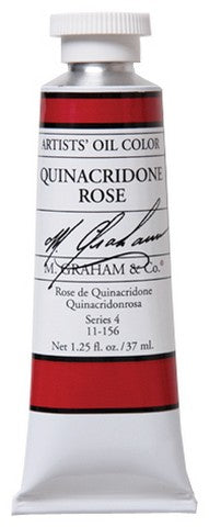 M GRAHAM OIL 37ML QUINACRIDONE ROSE