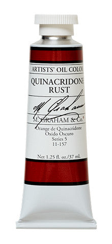 M GRAHAM OIL 37ML QUINACRIDONE RUST