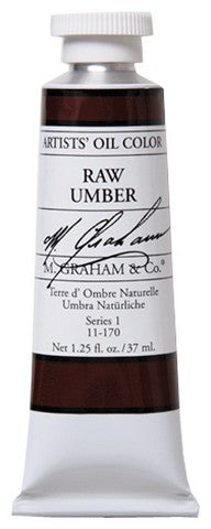 M GRAHAM OIL 37ML RAW UMBER