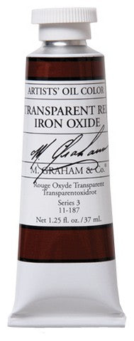 M GRAHAM OIL 37ML TRAN RED IRON OXIDE