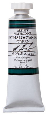 M GRAHAM W/COL 15ML PHTHALO GREEN