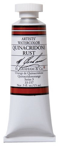 M GRAHAM W/COL 15ML QUINACRIDONE RUST