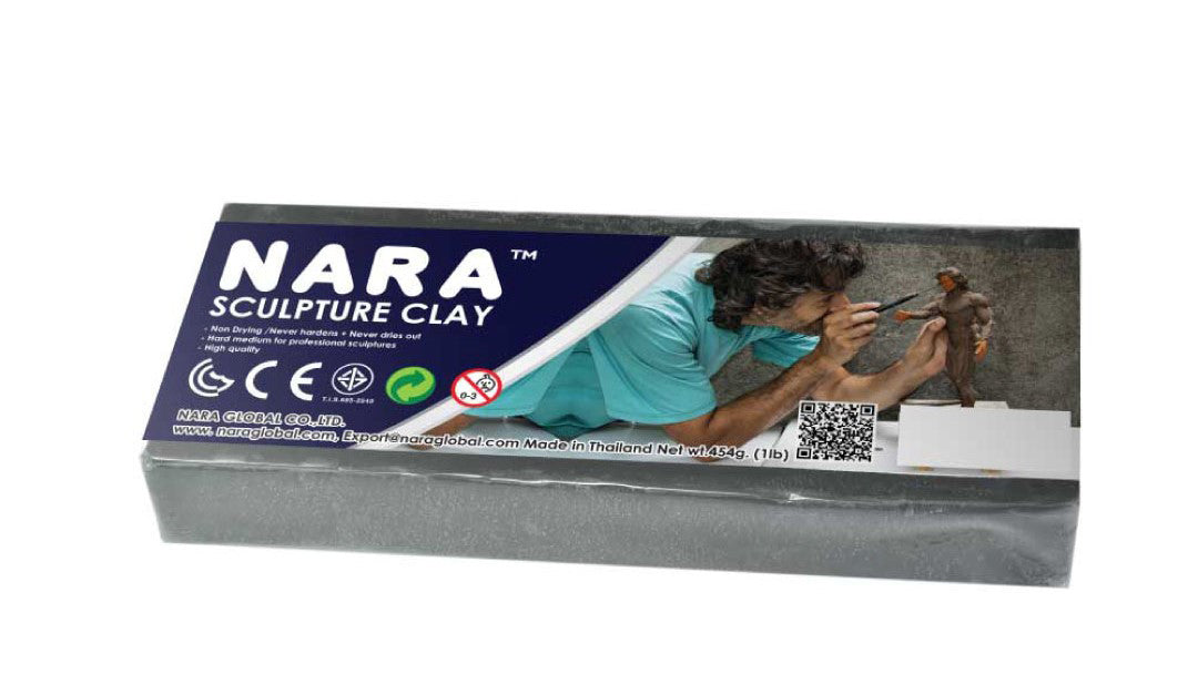 NARA SCULPTURE CLAY 454g Grey