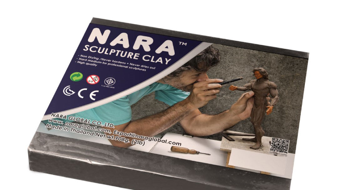 NARA SCULPTURE CLAY 908g Grey