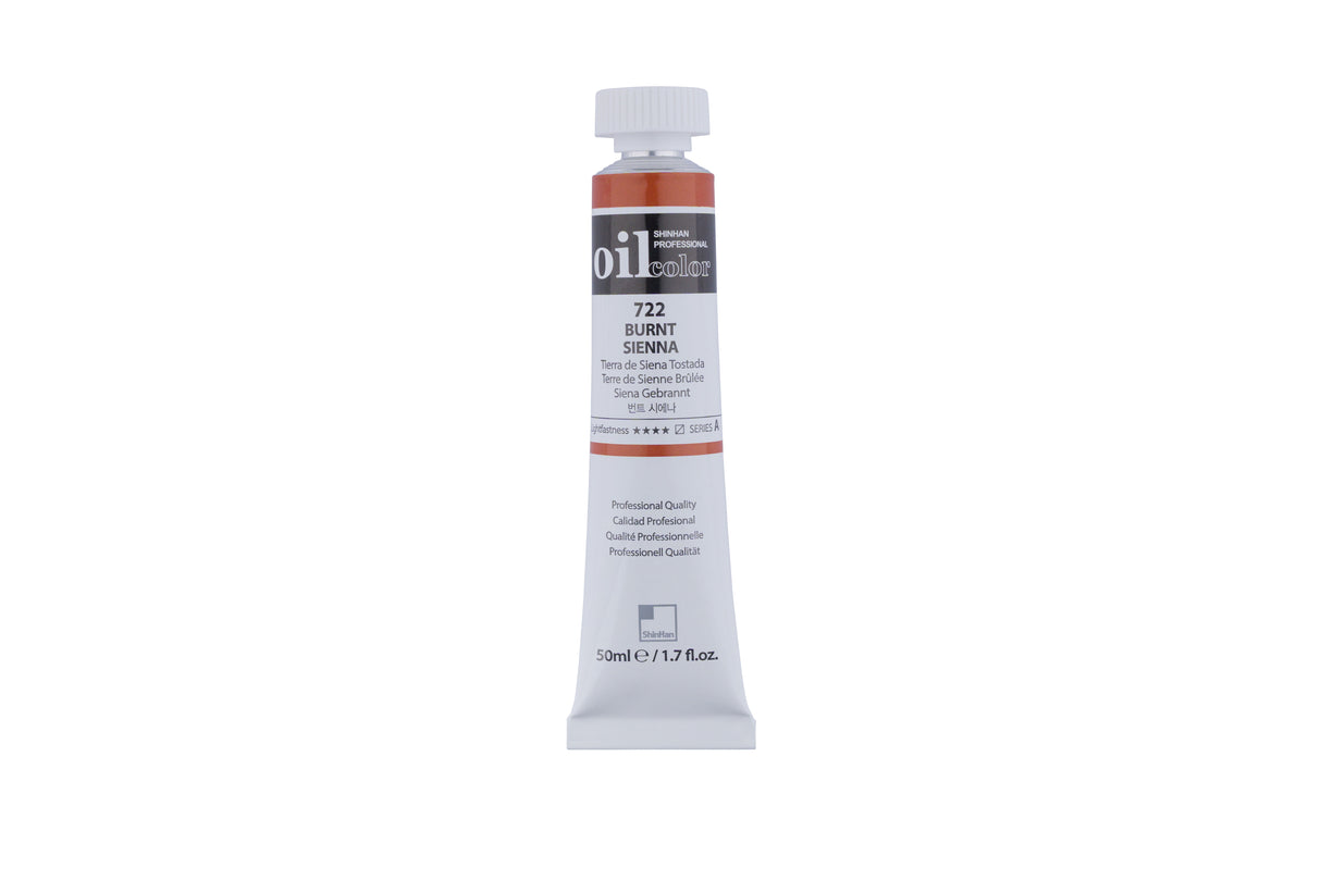 SHINHAN PROF OIL 50ML BURNT SIENNA