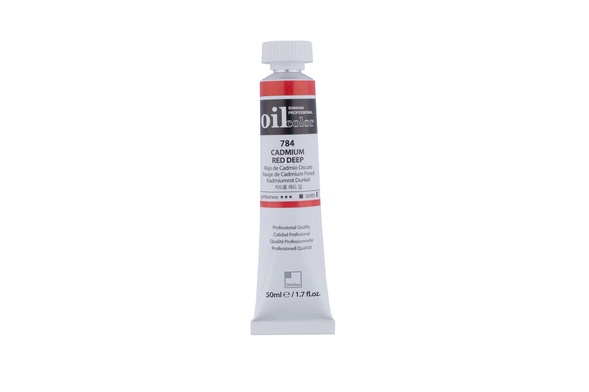 SHINHAN PROF OIL 50ML CADMIUM RED DEEP