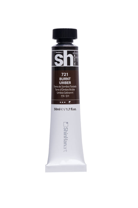 SH OIL COLOR 50ML BURNT UMBER