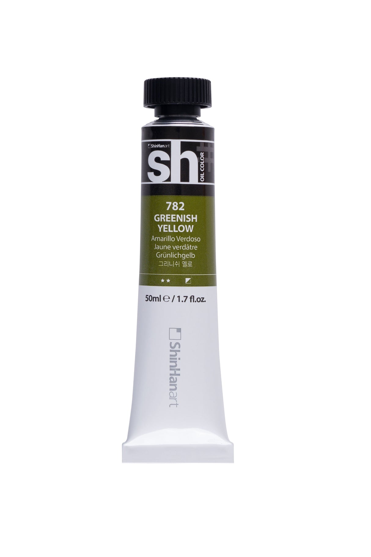 SH OIL COLOR 50ML GREENISH YELLOW