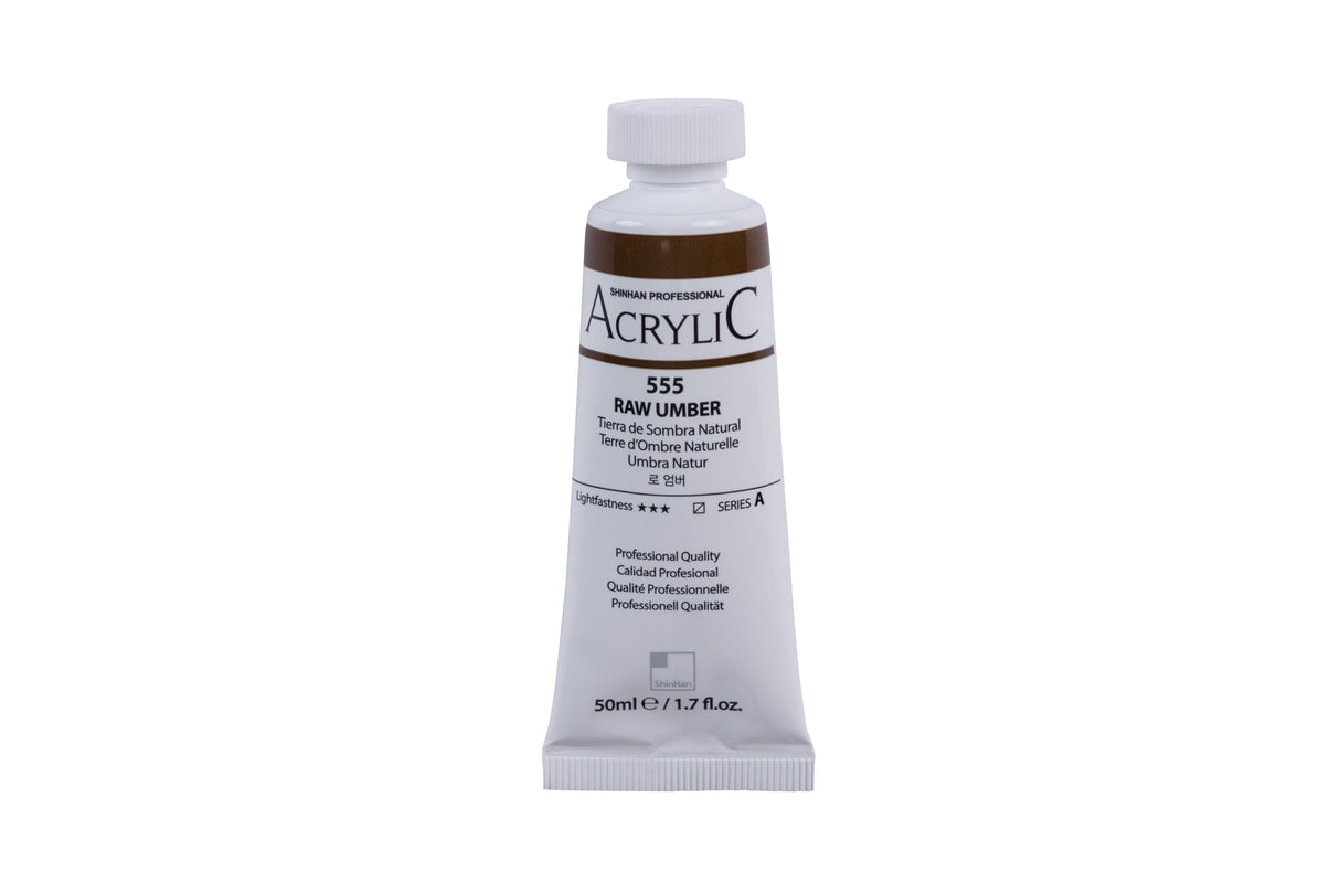 SHINHAN PROF ACRYLIC 50ML RAW UMBER