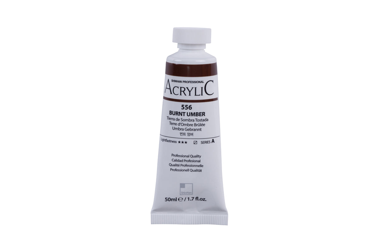 SHINHAN PROF ACRYLIC 50ML BURNT UMBER