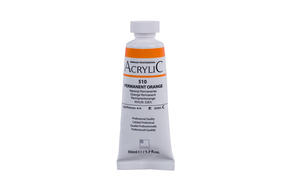 SHINHAN PROF ACRYLIC 50ML PERM ORANGE