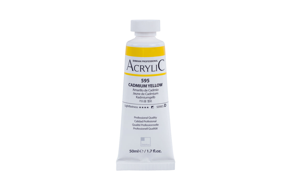 SHINHAN PROF ACRYLIC 50ML CADMIUM YELLOW