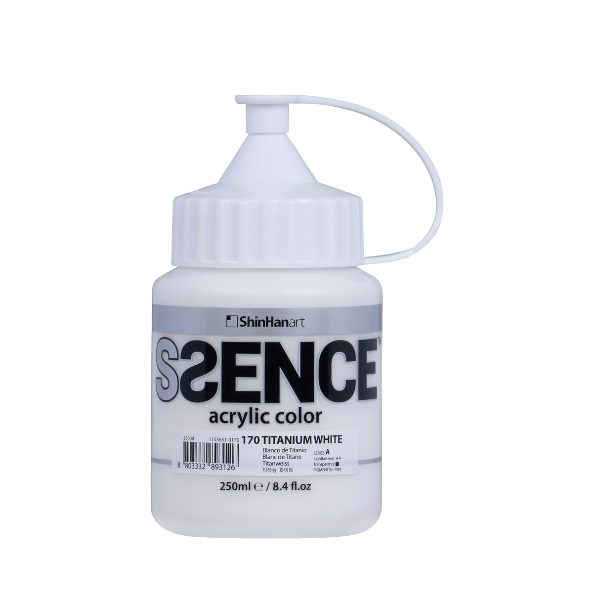 SSENCE ACRYLIC 250ML TITANIUM WHITE