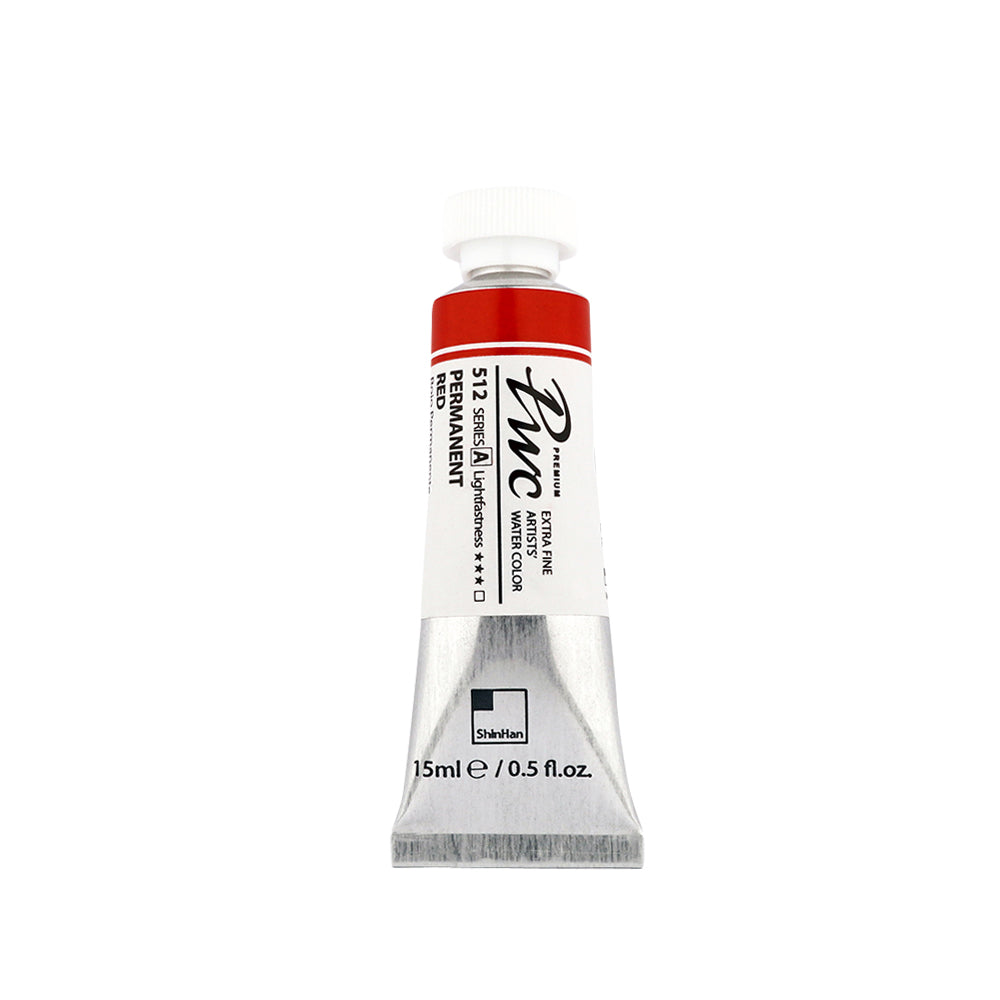 PWC EF WATERCOLOR 15ML PERMANENT RED