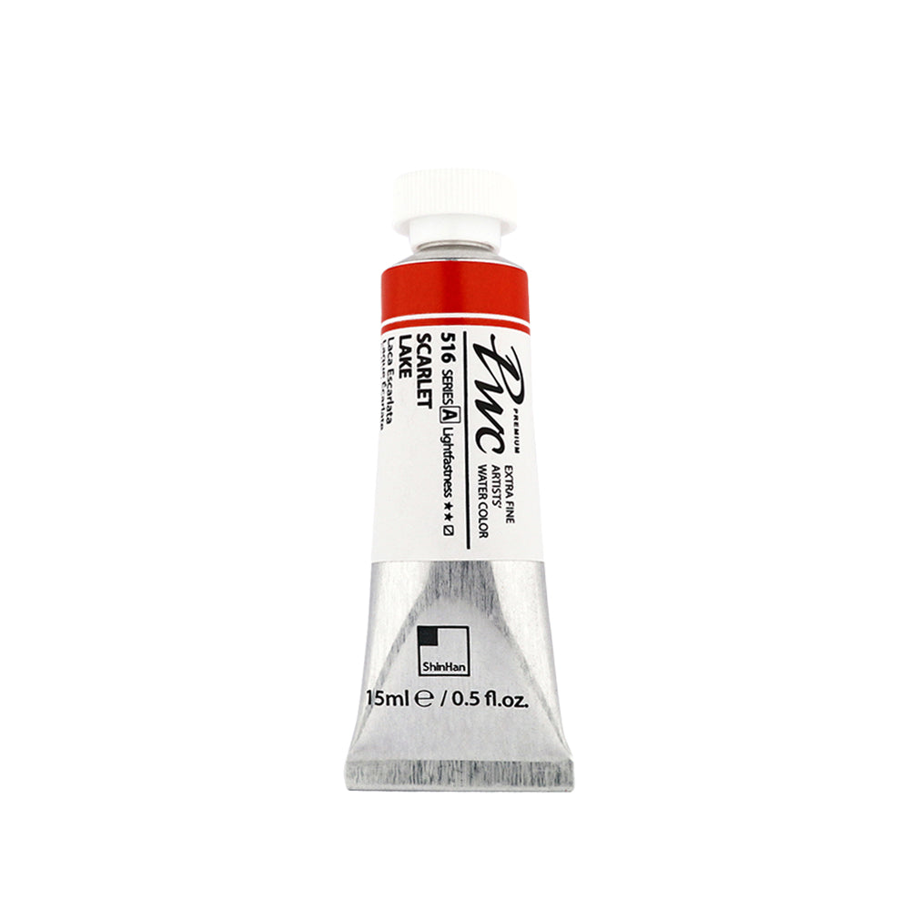 PWC EF WATERCOLOR 15ML SCARLET LAKE