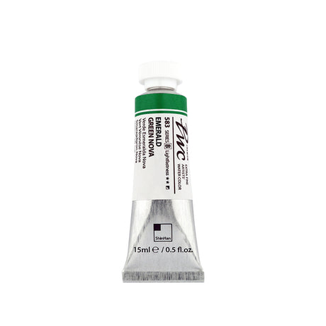 PWC EF WATERCOLOR 15ML EMERALD GRN NOVA