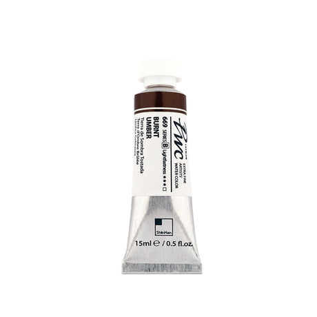 PWC EF WATERCOLOR 15ML BURNT UMBER