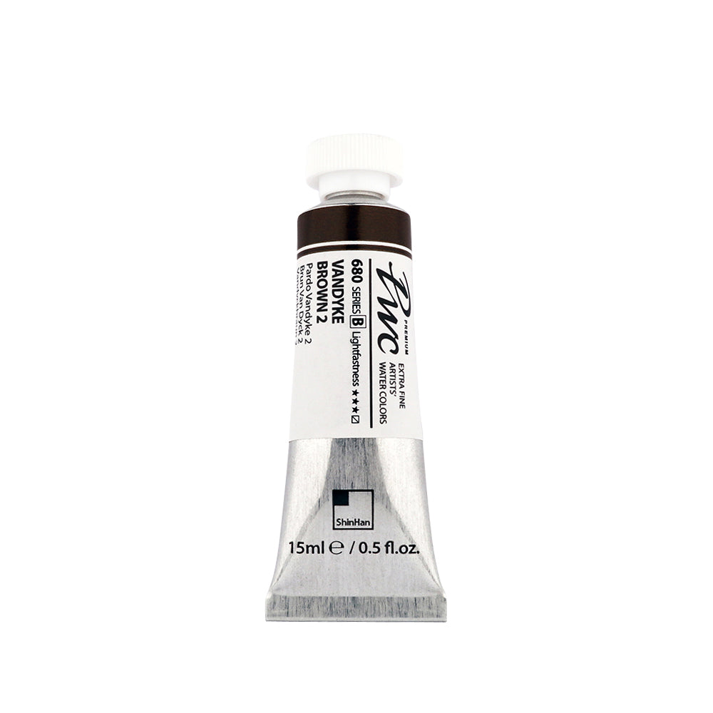 PWC EF WATERCOLOR 15ML VANDYKE BROWN 2