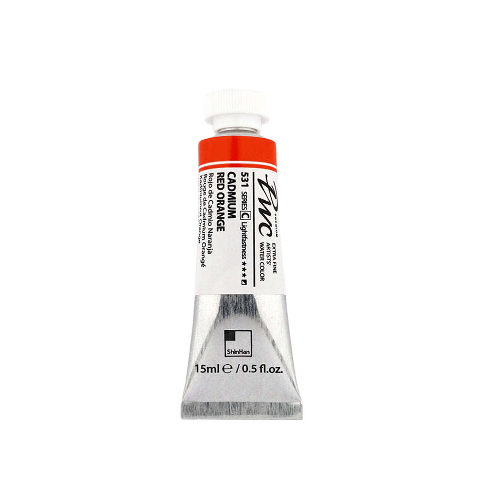 PWC EF WATERCOLOR 15ML CAD RED ORANGE