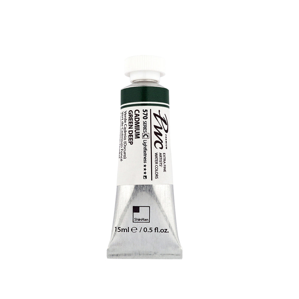 PWC EF WATERCOLOR 15ML CAD GREEN DEEP