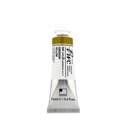 PWC EF WATERCOLOR 15ML GREENISH YELLOW