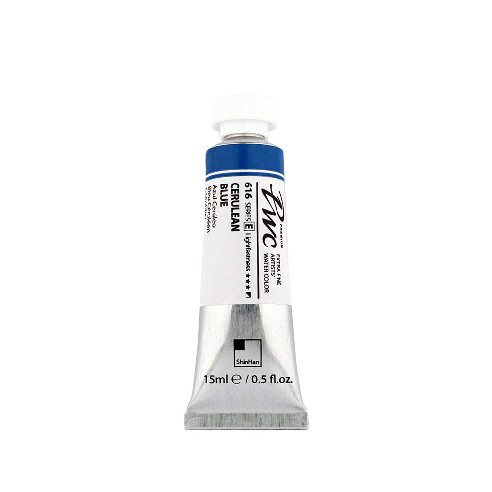 PWC EF WATERCOLOR 15ML CERULEAN BLUE