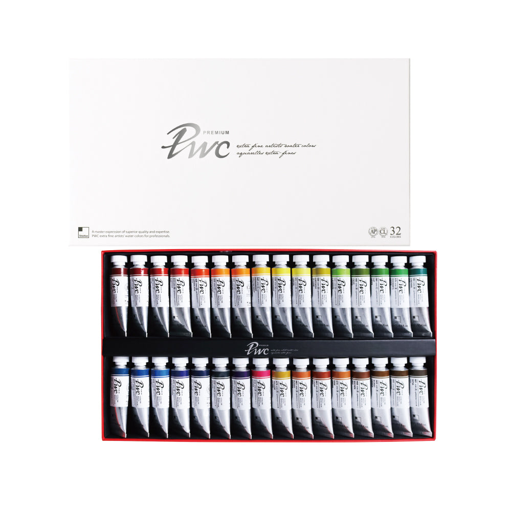 PWC EF WATERCOLOR 15ML 32 COLOR SET