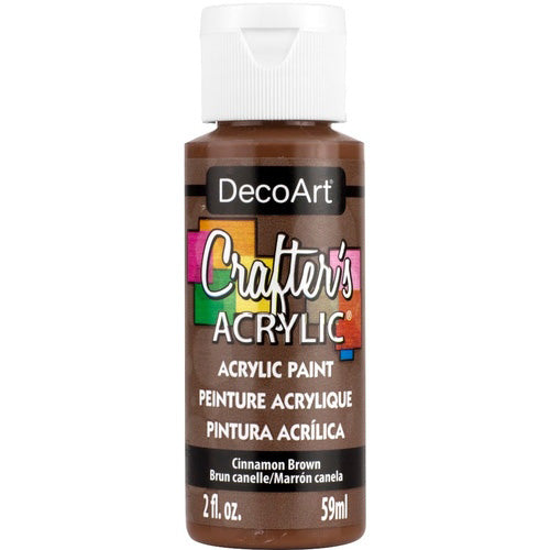 CRAFTERS ACRYLIC 2oz CINNAMON BROWN