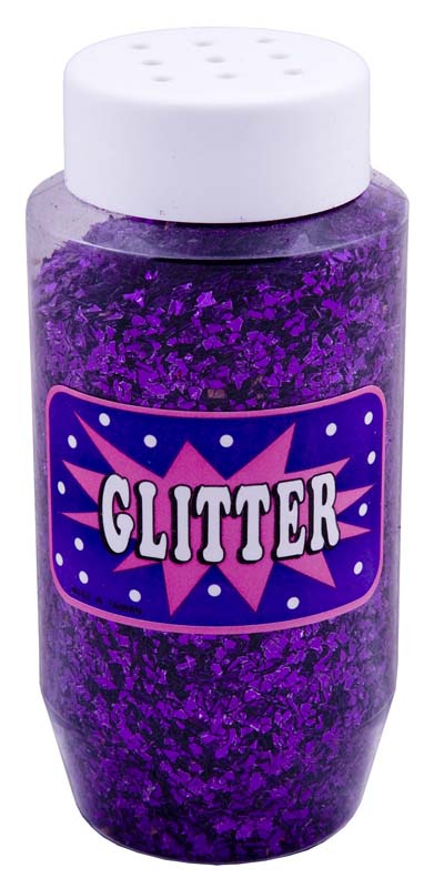 CONFETTI GLITTER 250ml JAR PURPLE